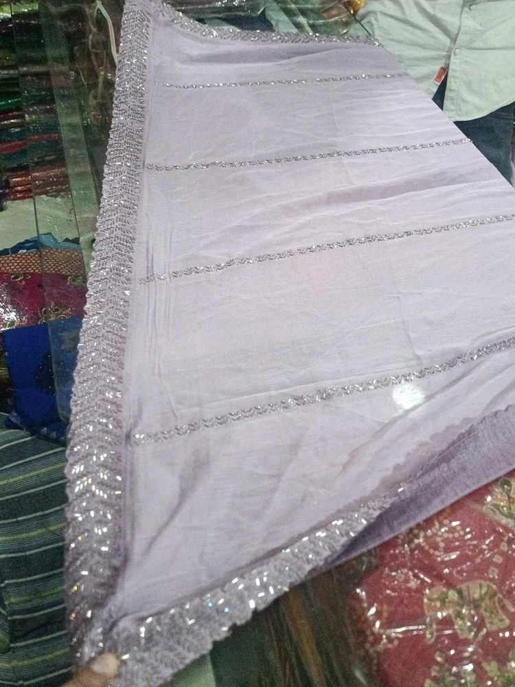 Lilac Embellished Sari (Minor Issue)