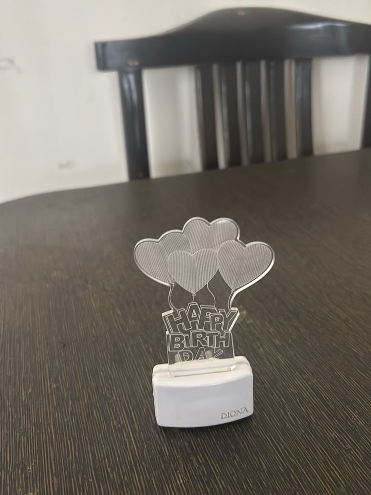 Happy Birthday LED Lamp