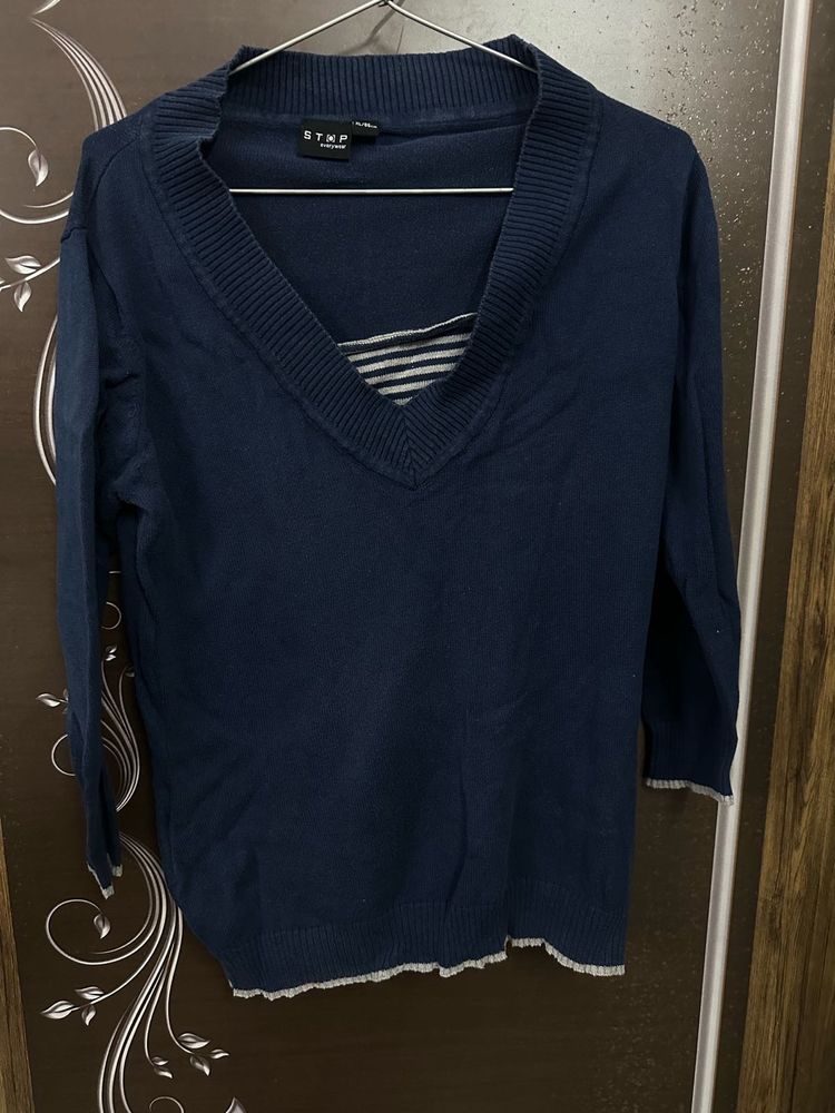 Navy Blue Top