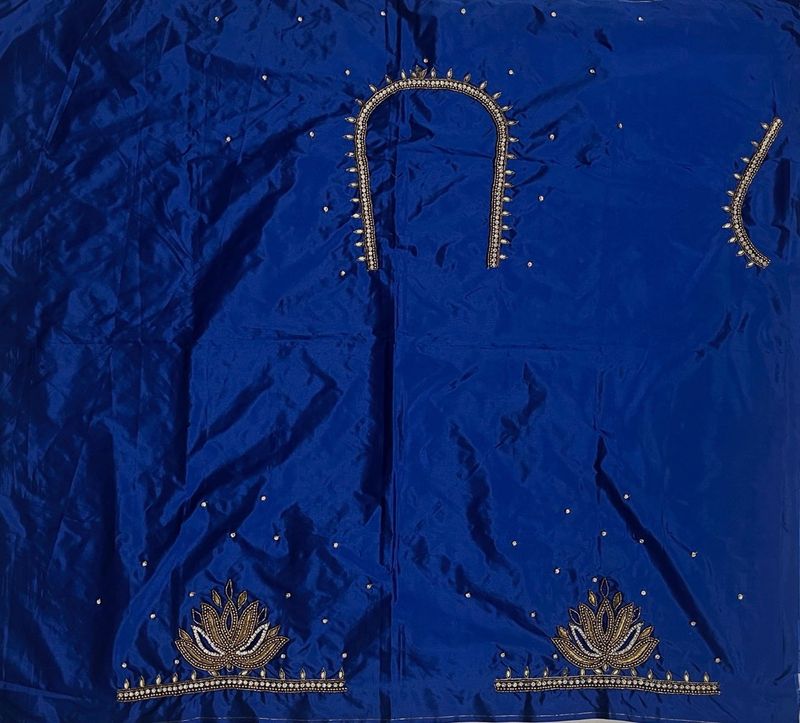 Royal Blue work blouse piece