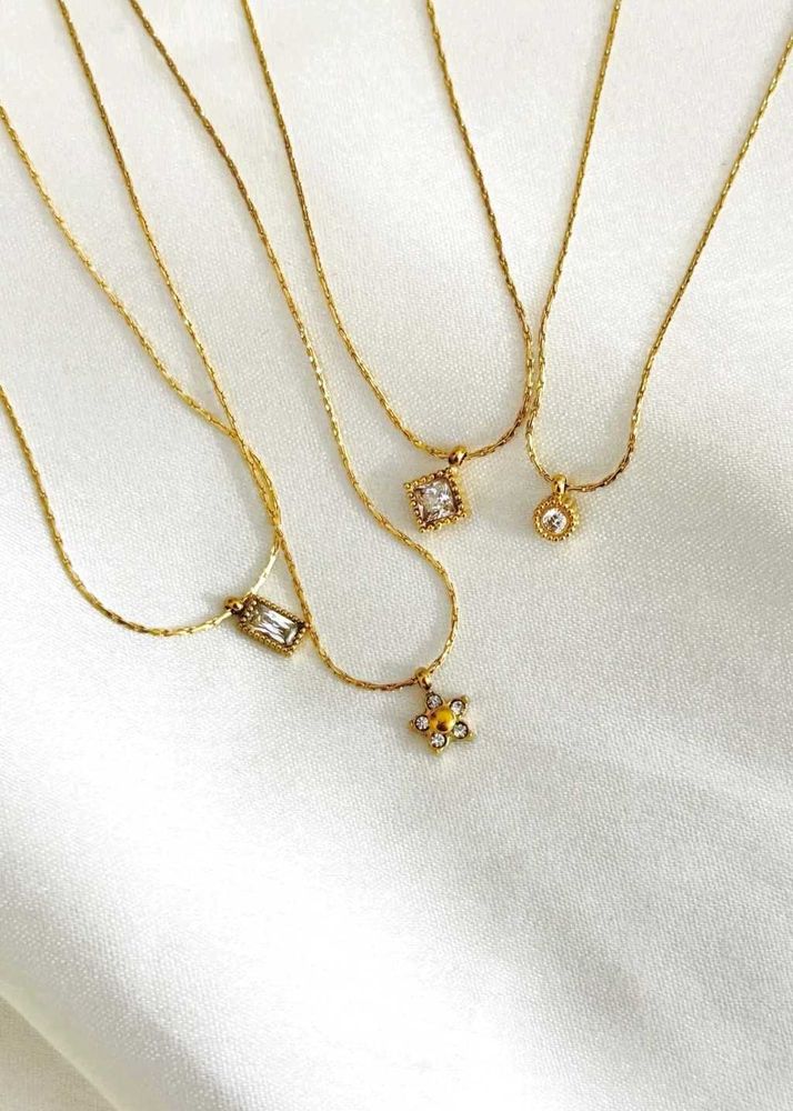 Gold Charm Necklaces