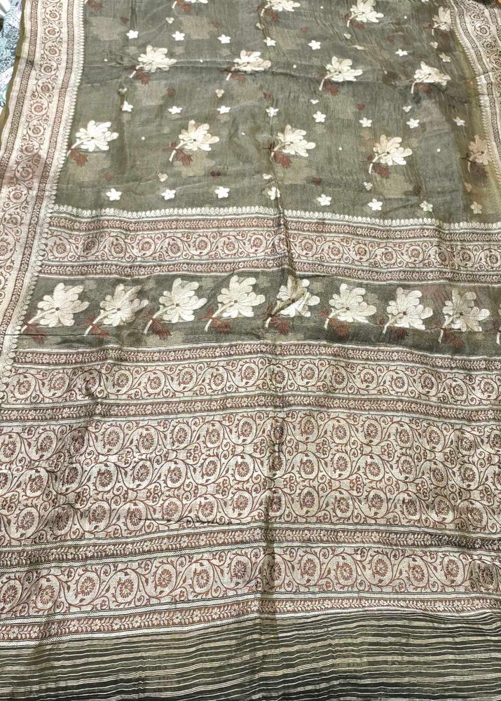 vintage pure Tissue saree