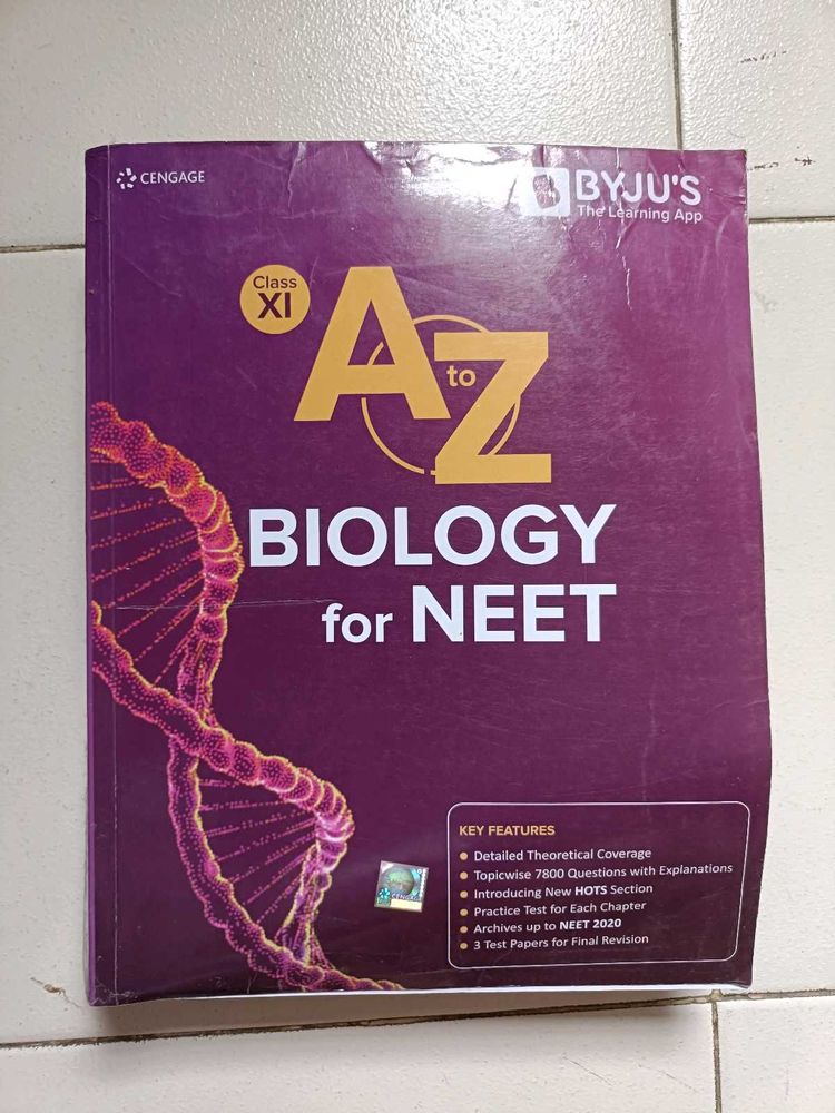 Cengage A to Z Biology for NEET (Class 11)