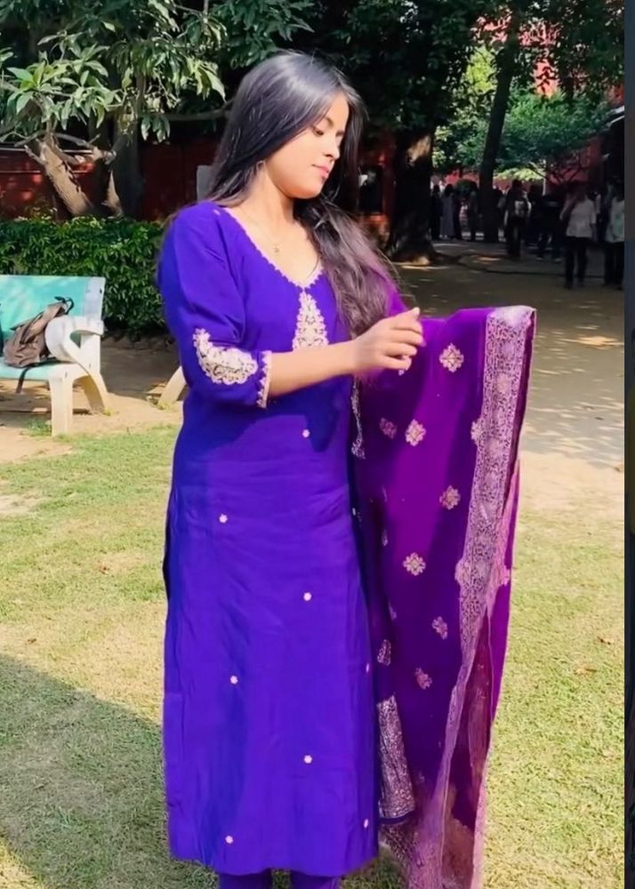 kurta set pant with chunni