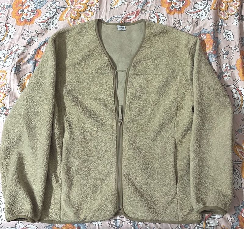 Uniqlo Fleece Jacket - Beige