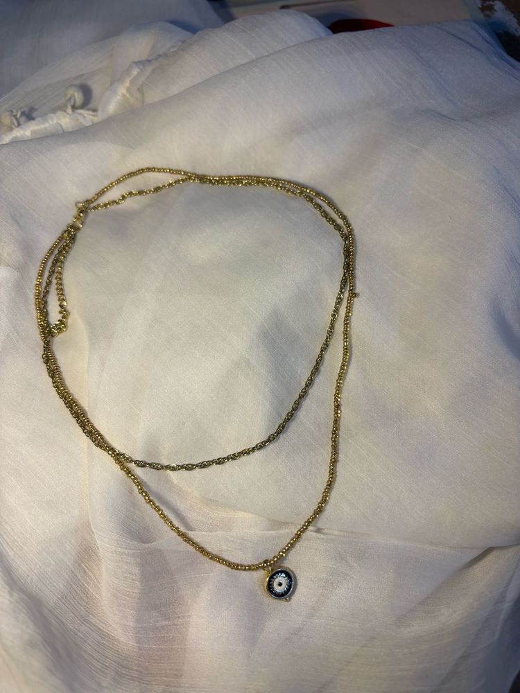 Evil Eye Layered Necklace