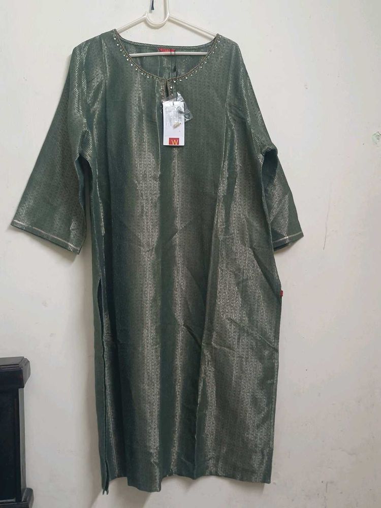 Elegant Green Kurta By W