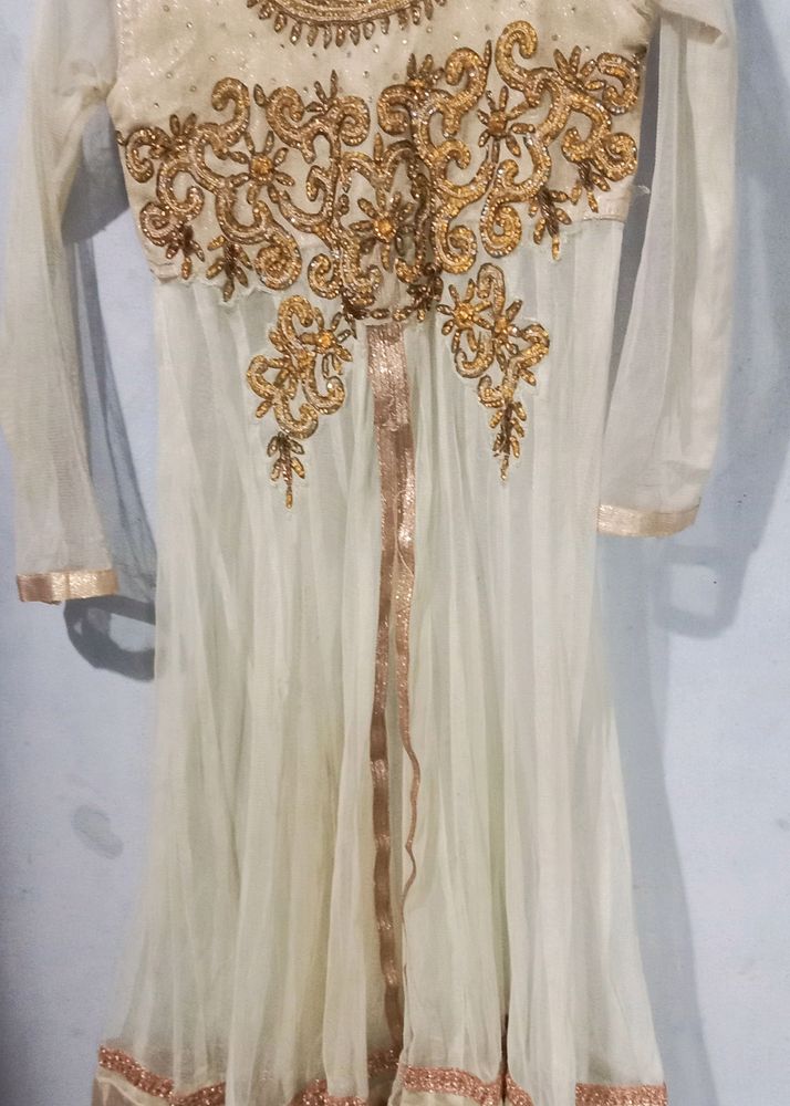 Elegant Embroidered Anarkali Suit