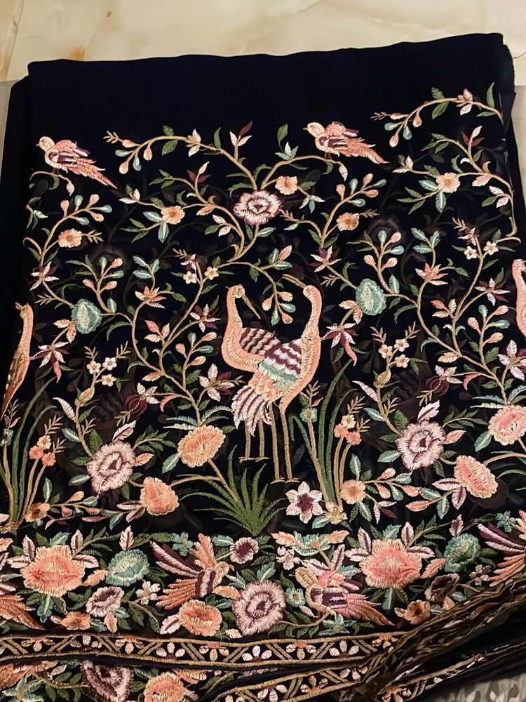 Kashmiri Embroidery 🧵 Saree