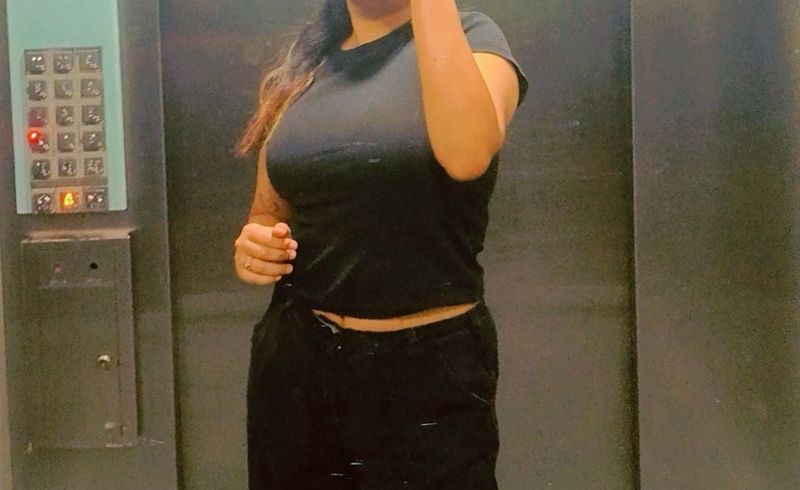 Black Crop Top