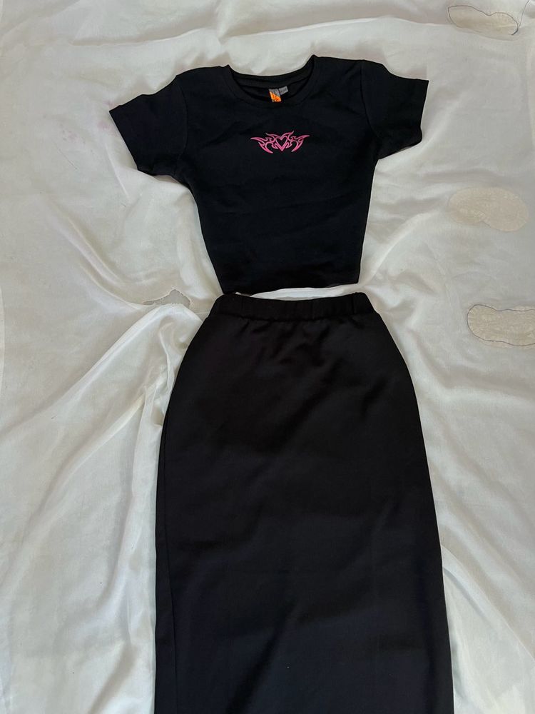 🌸 Black Two-Piece Set  🌸
