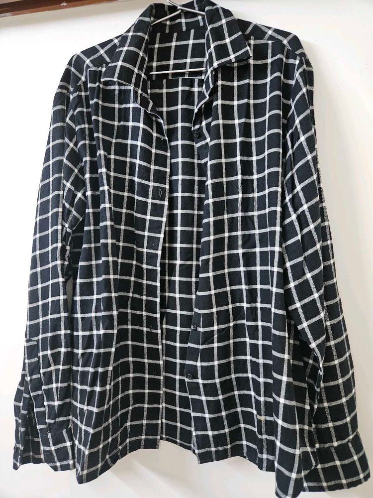 Oversized Plaid Shirt