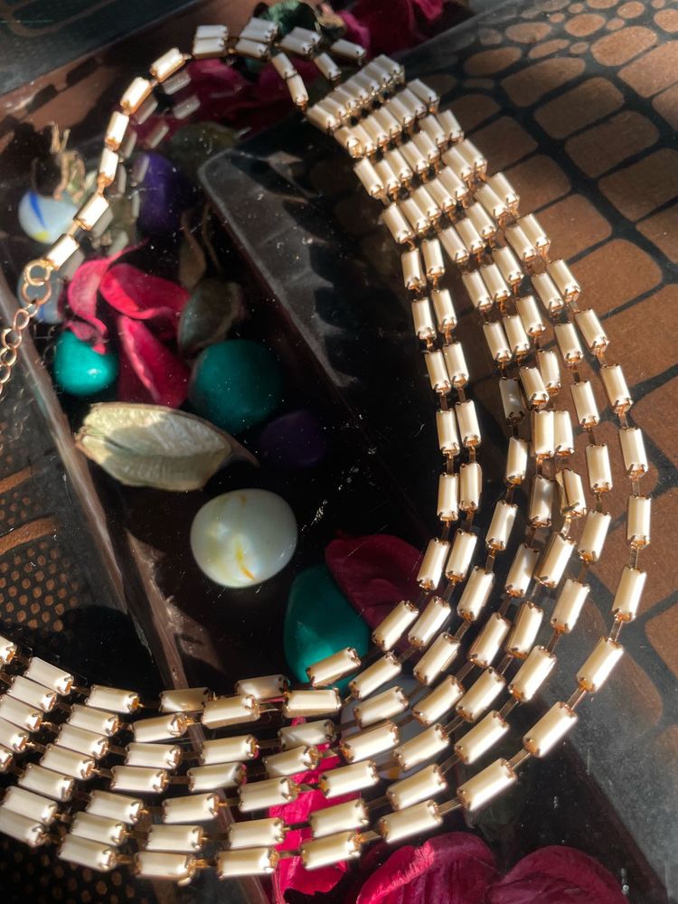 Elegant Layered Beaded Necklace