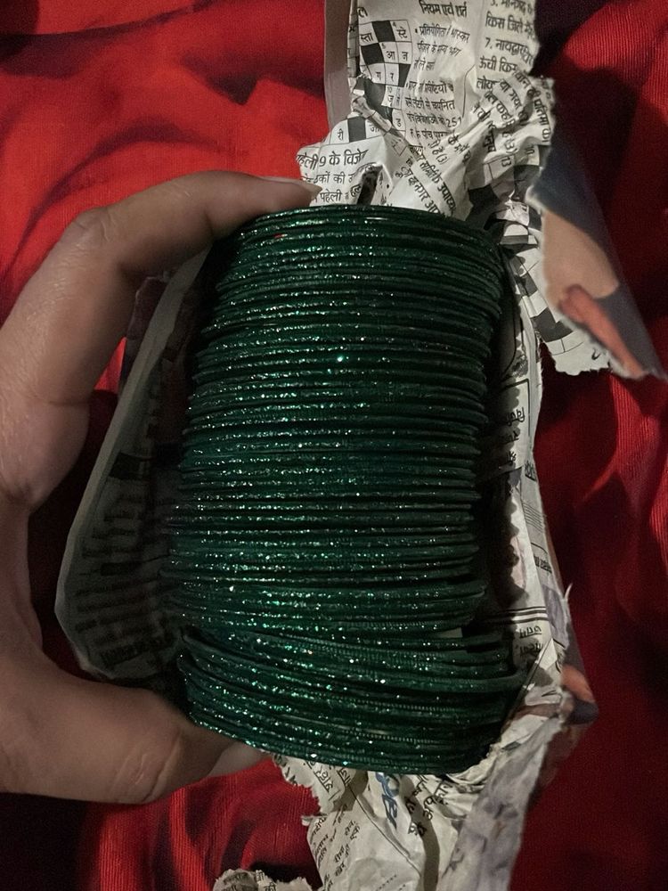 Green Bangles Set