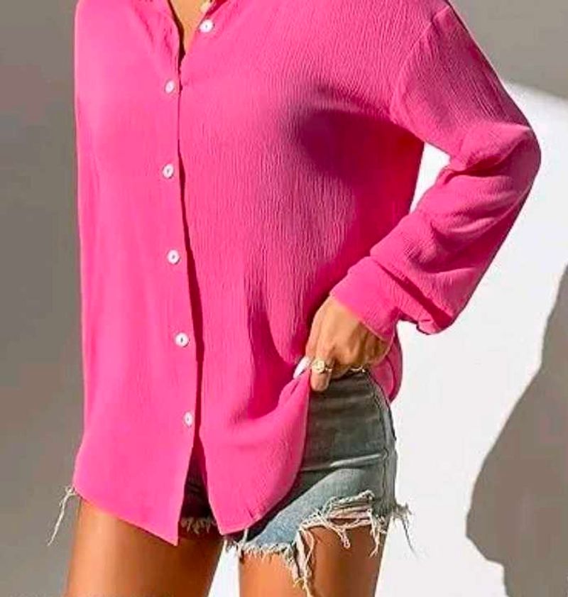 Trendy Women Pink Shirt