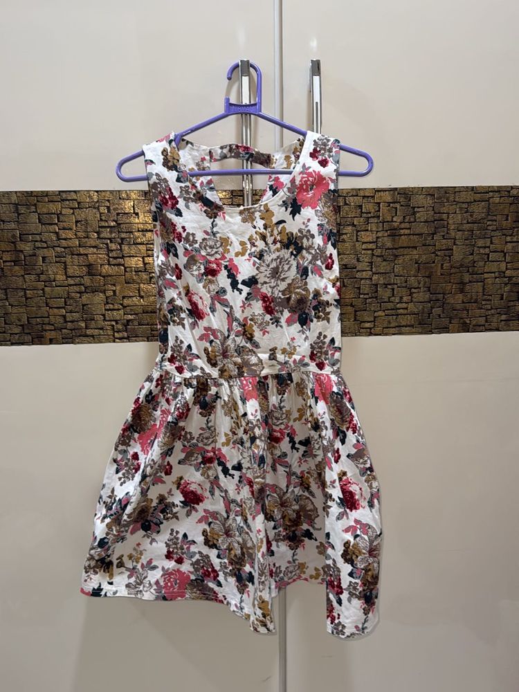 floral mini cute frock