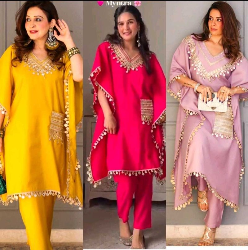 New Standard Beautiful Pakistani Kaftan Dress Full