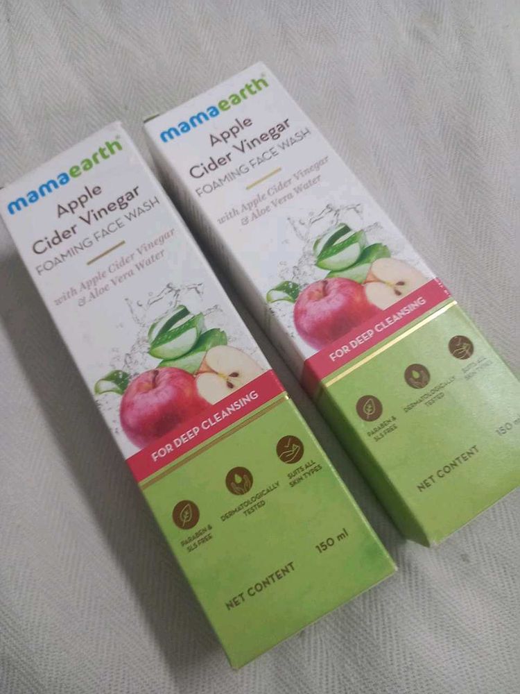 Mamaearth Apple Cider Vinegar Foaming Face Wash