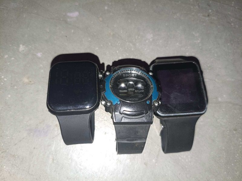 Watches And Wired Earphone