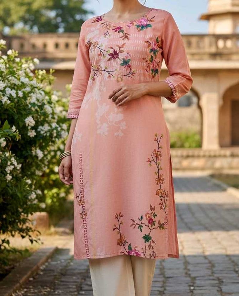 Floral Print Kurta