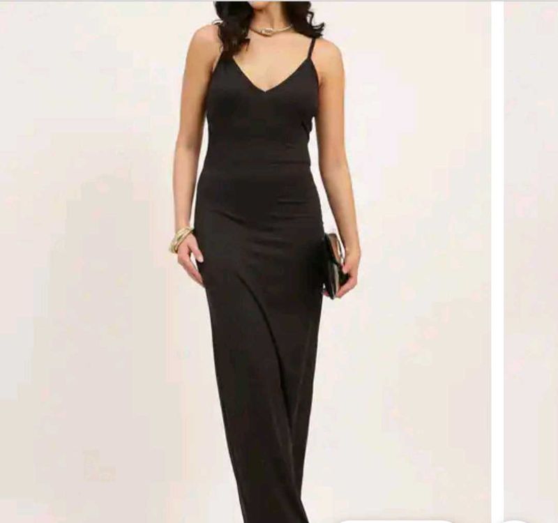 Elegant Black Maxi Dress