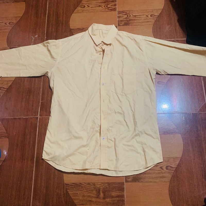 Yellow Casual Shirt