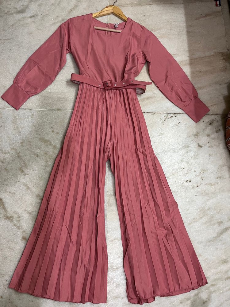 Peach Clr Jump Suit