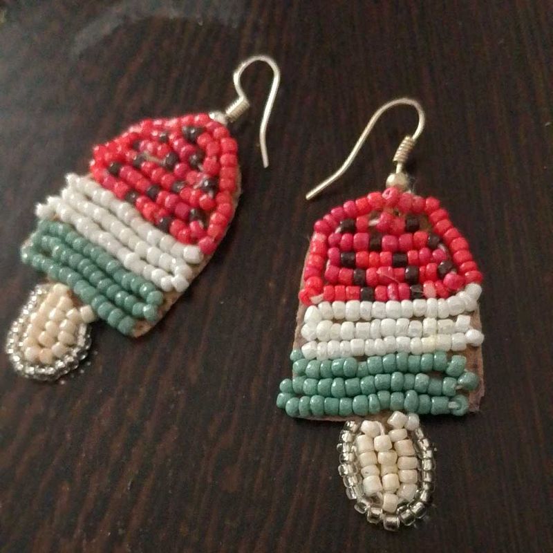 Ice Pop Beaded Earrings