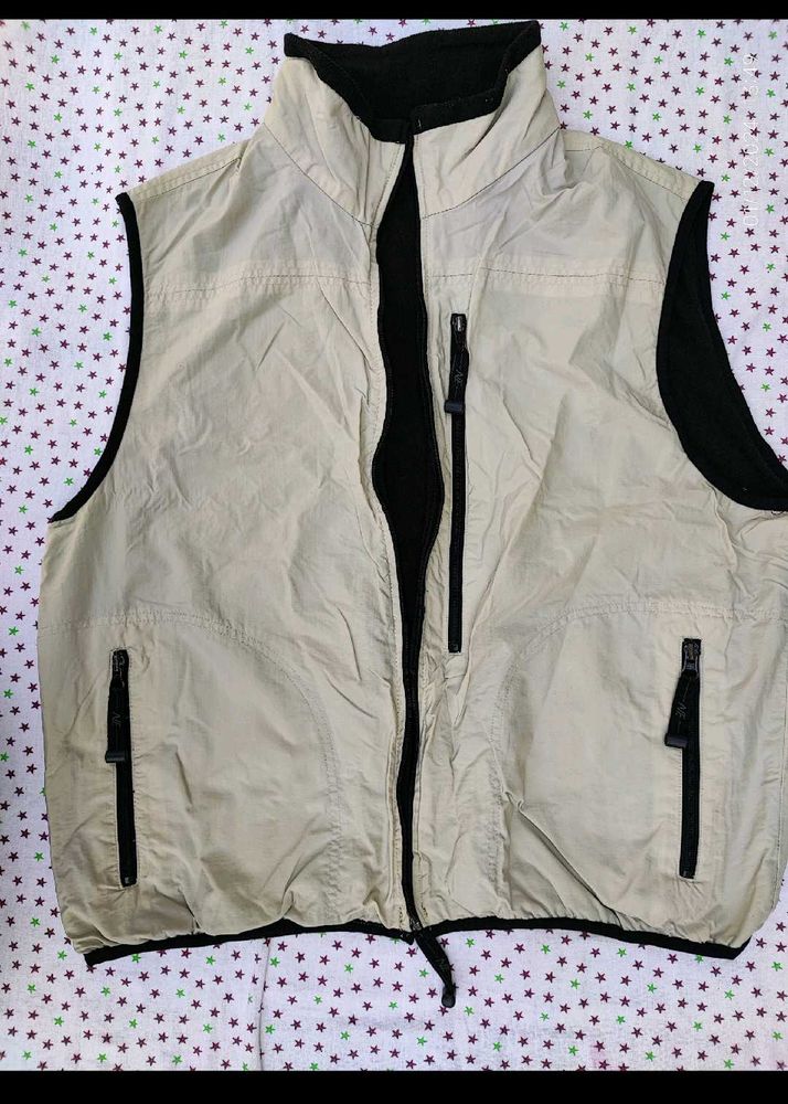 Vintage Fleece-Lined Vest