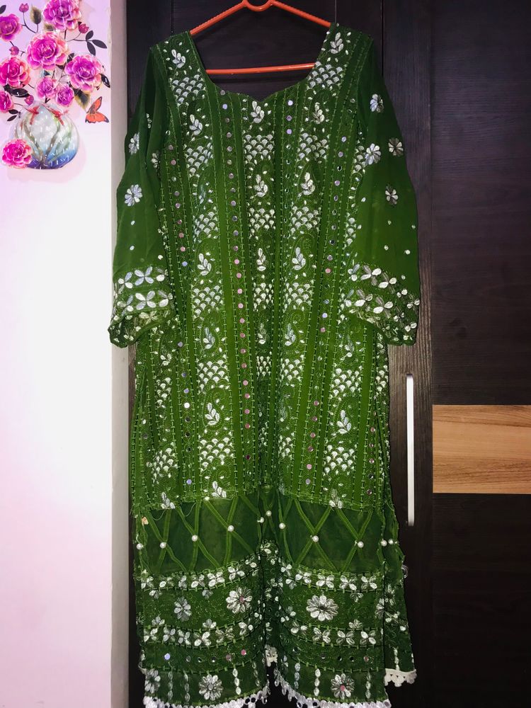 Pakistani Mirror Work Dress