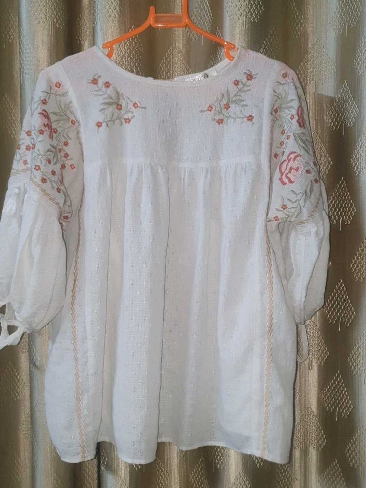 Cotton White Top