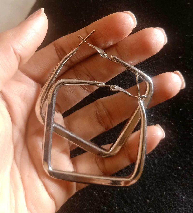 Square Hoop Earrings