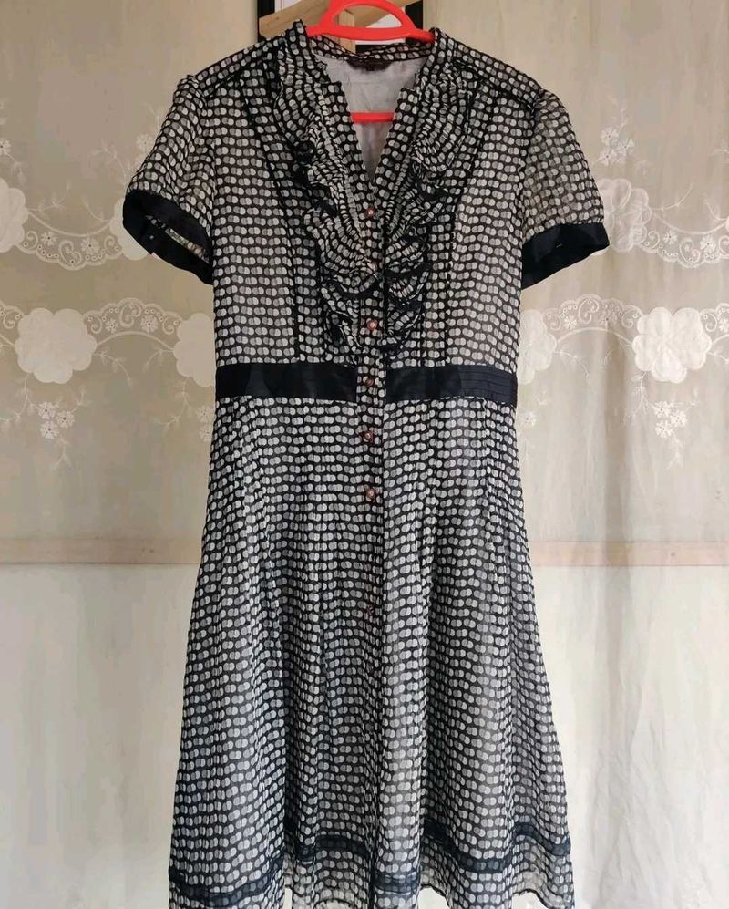 Ruffled Polka Dot Dress