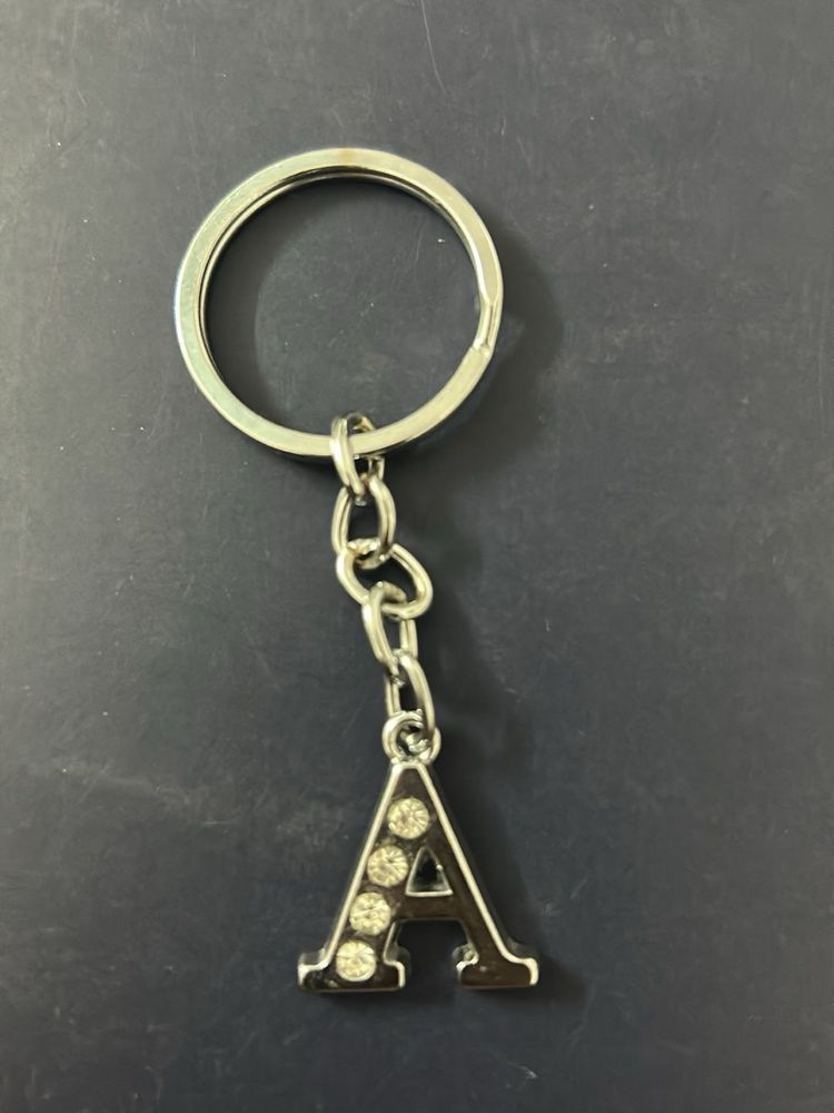 Letter A Keychain