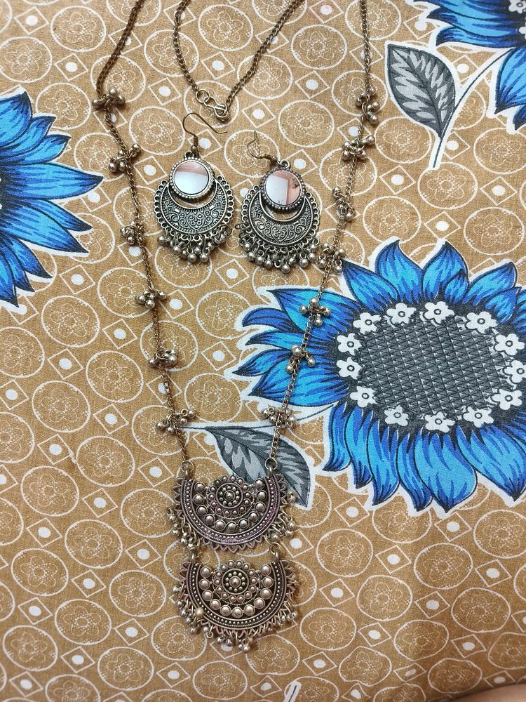 Oxidised Jewellery Set