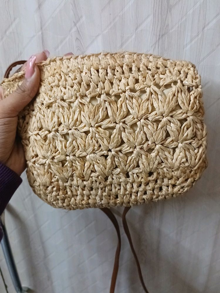 It&#39;s A Brass Knitted Bag