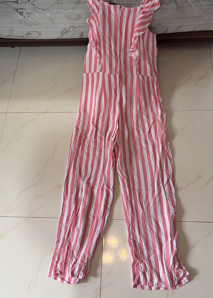 FOREVER 21 Striped jumpsuit