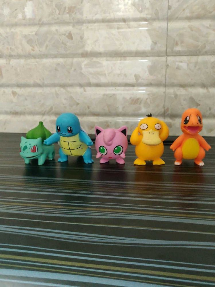 Pokemon Charector Toy 5 Piece
