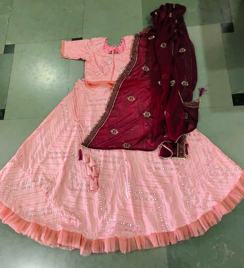 Pink Lehenga Choli Set