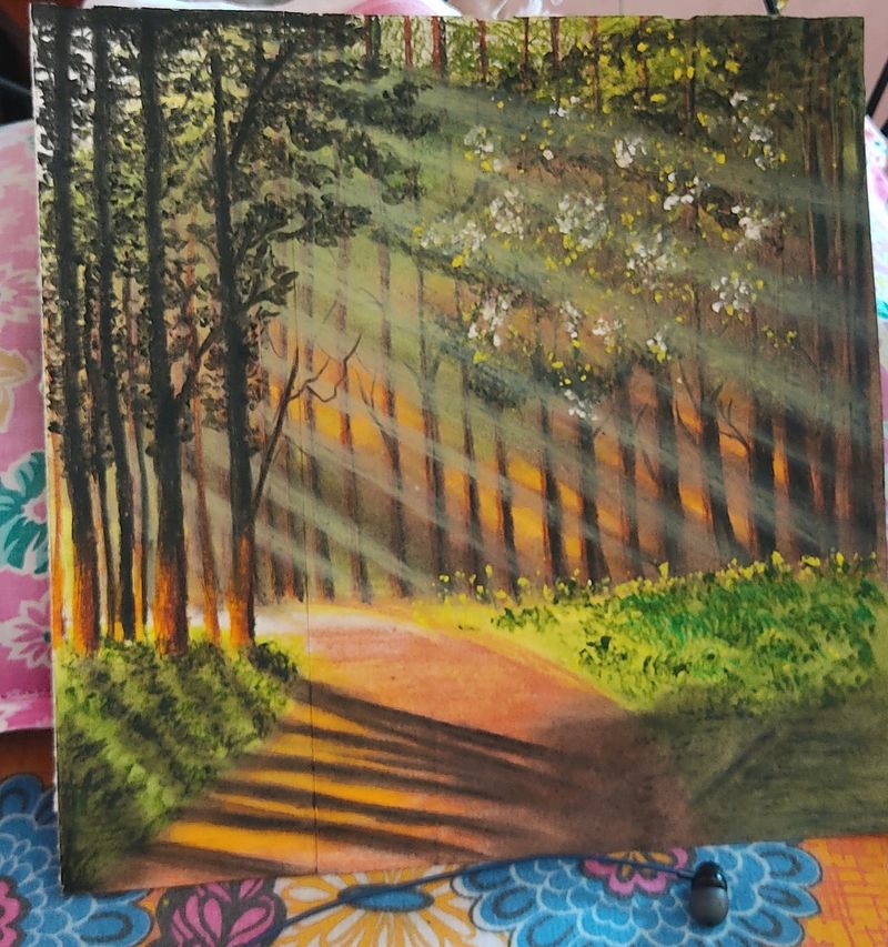 An Oil Pestle Drawing