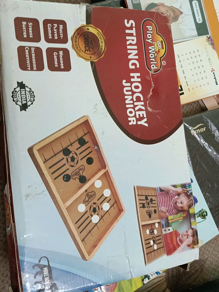 String Hockey Board Game