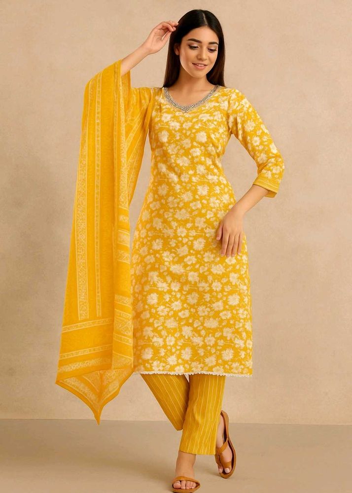 Stylish Kurti With Pant &amp; Duppata (Women&#39;s)