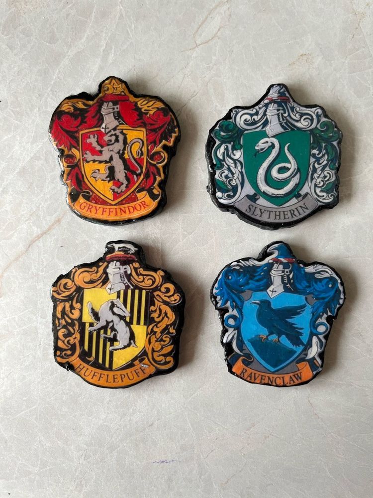 Harry Potter House Crest Magnets