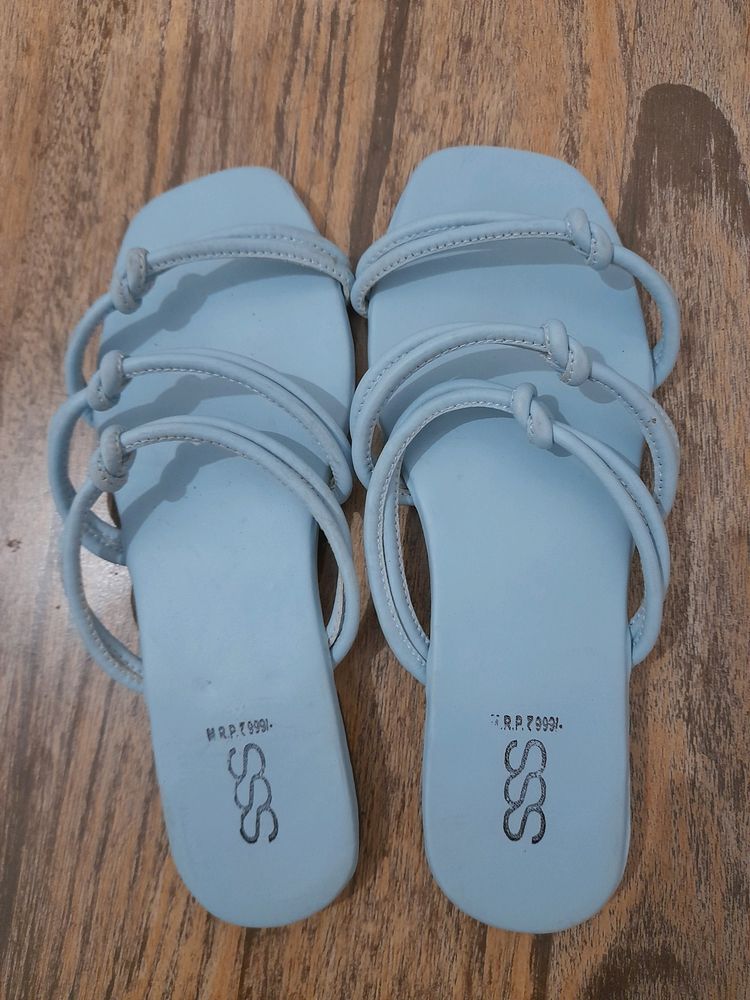 Final!!! price drop💥SSS light blue flats size 35