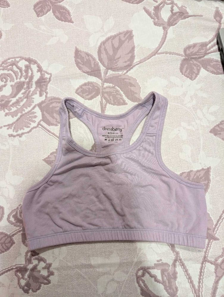 Lavender DressBerry Sports Bra
