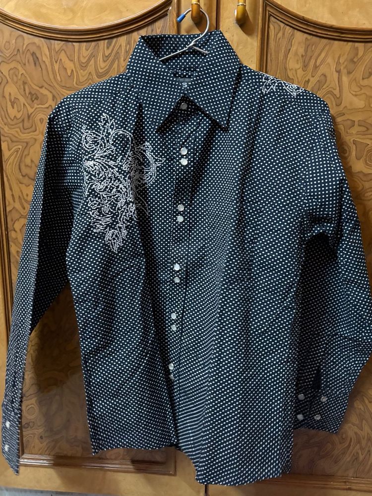 Patterned Long Sleeve Shirt