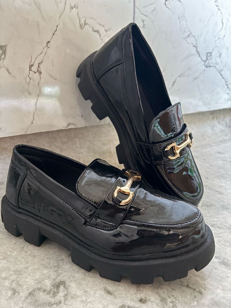 Truffle Collection Black Loafers