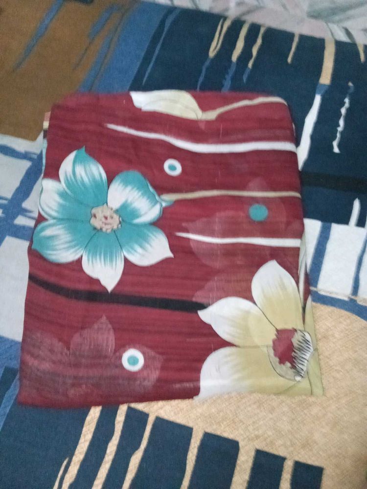 Floral Print Saree