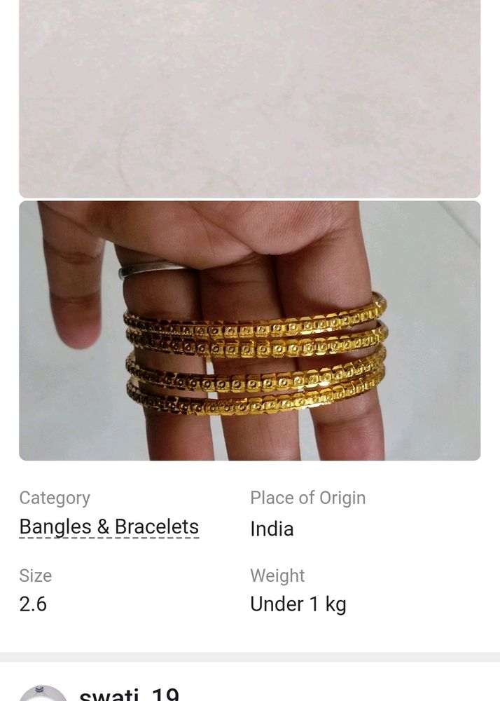 Gold-Tone Bangle Set