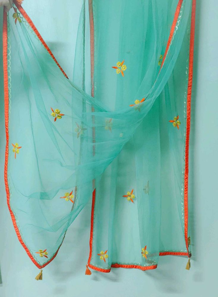 Price Drop... Stunning Hand-work Dupatta ✨👌